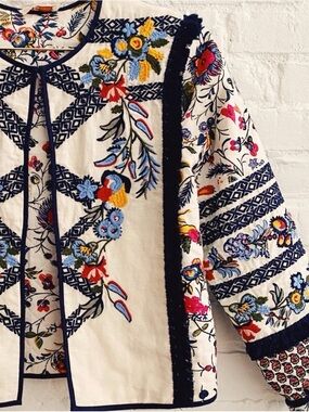 Tory Burch Embroidered Blazer